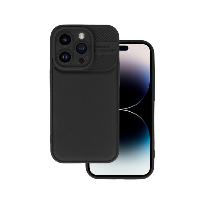 Husa iPhone 15 Pro, Camera Protection, Super Rezistenta, Silicon, Negru